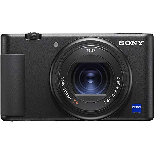 SONY(ソニー) コンパクトデジタルカメラ VLOGCAM Vlog用カメラ ZV-1 ボディ ウィンドスクリーン付属 24-70mm F1.8-2.8 ズームレンズ ブラ