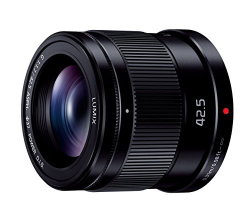 パナソニック(Panasonic) 単焦点 中望遠レンズ マイクロフォーサーズ用 ルミックス G 42.5mm/ F1.7 ASPH. / POWER O.I.S. ブラック H-HS0