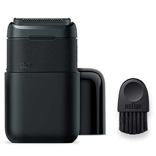 ブラウン モバイルシェーバー Braun mini 電動 髭剃り メンズ M-1013 ブラック 小型 携帯用 旅行用 モバイルシェーバーの通販は