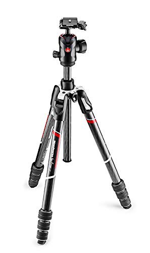 ヴァイテックイメージング Manfrotto 三脚 BefreeGT カーボン 4段 自由雲台 T三脚キット ブラック全伸高162cm / 伸高138cm / 縮長43cm /