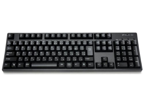 FILCO Majestouch2 108フルキー茶軸日本語配列 USB&PS2両対応 Nキーロールオーバー対応 独Cherry茶軸採用メカニカルキーボード ブラック