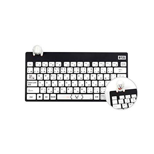 ラインフレンズ BTS 防弾少年団 BT21 WIRELESS SILENT KEYBOARD ワイヤレス キーボード (フィギュア付) RKB-BT21-RJの通販は