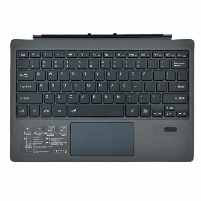 [90日品質]Surface pro3/4/5/6/7専用 キーボード bluetooth キーボードタッチパッド搭載 取付簡単 無線式 usb充電式 静音 ワイヤレスキーボードの通販は