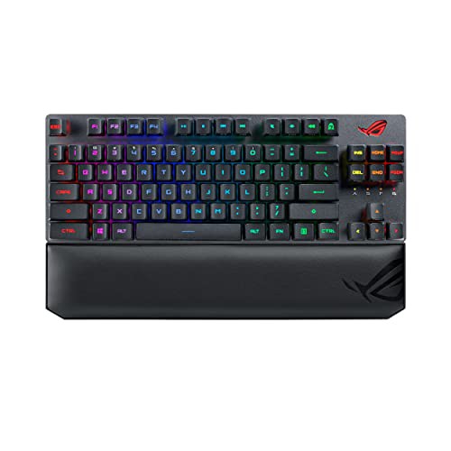 ASUS ゲーミングキーボード ROG Strix Scope RX TKL Wireless Deluxe (ワイヤレス/ROG RXメカニカルスイッチ / 2.4GHz Bluetooth/磁気リ