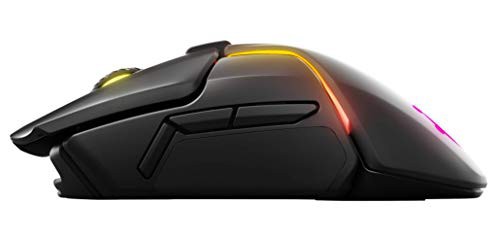 SteelSeries ゲーミングマウス 無線 ワイヤレス デュアルセンサー 重量・重心カスタマイズ機能 32ビットARM プロセッサー搭載 Rival 650 