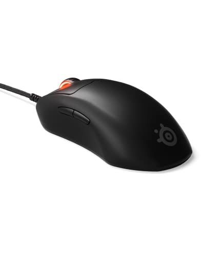 SteelSeries ゲーミングマウス 有線 軽量 高速反応 エルゴノミクスデザイン カスタマイズ機能 Prestige OMスイッチ SuperMeshケーブル Pr