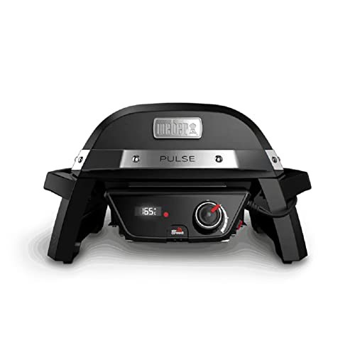 ウェーバー(Weber) 電気グリル バーベキューコンロ パルス PULSE 1000 スマートデバイス BBQ グリル 蓋付き キャンプ 卓上 81012013 【日