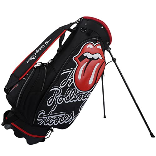 The Rolling Stones Red Lick Stand Golf Bag