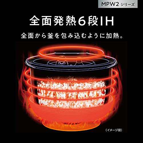 パナソニック 炊飯器 一升 可変圧力&大火力おどり炊き 全面発熱6段IH式 ホワイト SR-MPW182-W