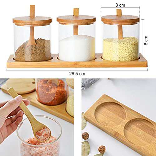 調味料入れ つぶせ 調味料容器 スプーン付き 調味料ポット 竹製