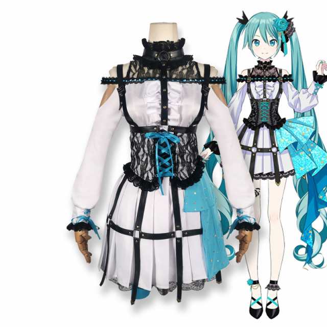 初音ミク コスプレ衣装 プロセカ RoseCage cosplay 仮装 ウィッグ追加可能 日常服 イベント ステージ服 舞台 ハロウィン  学園祭の通販はau PAY マーケット - Cottonkiss store | au PAY マーケット－通販サイト