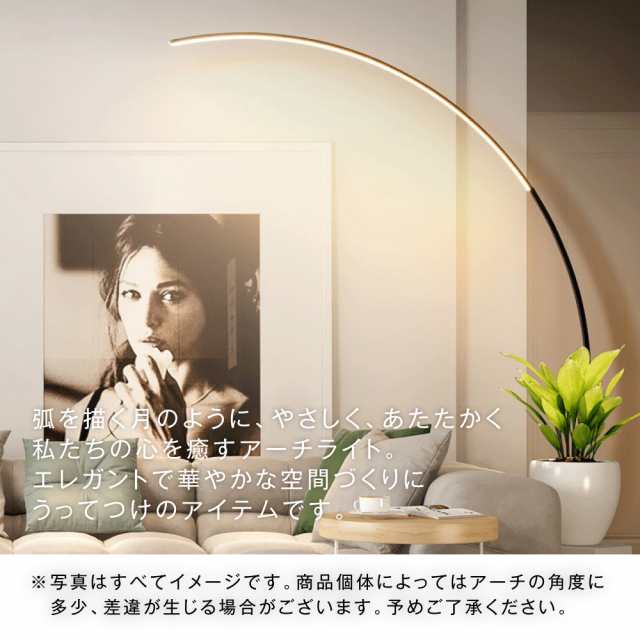 LED アーチ型 フロアライト スタンドライト リモコン 付き 間接 LED アーチ型 フロアライト スタンドライト リモコン 付き 間接