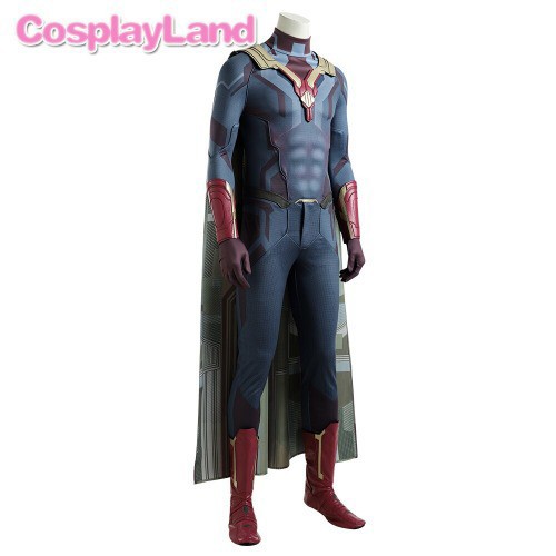 高品質 高級コスプレ衣装 アベンジャーズ/インフィニティ・ウォー 風 Superhero Vision Victor Shade Cosplay Costume