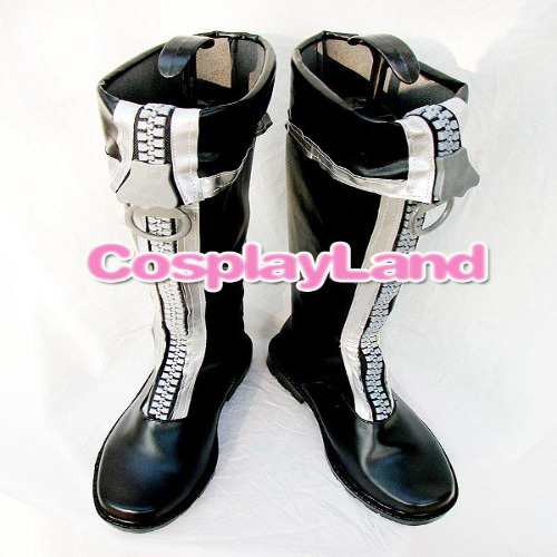 高品質 高級 オーダーメイド ブーツ 靴 ディーグレイマン 風 D Gray-Man Allen Walker Big Zipper Cosplay Bootsの通販は