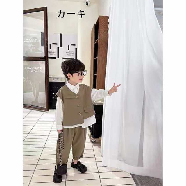 【ベスト付き】お買い得 3点セット 子供服 フォーマルスーツ 男の子 子供スーツ 男の子 キッズ フォーマル キッズスーツ 七五三 男の子 スーツ フォーマルスーツ 男の子 おしゃれ 子供服 男の子 卒業式 入学式 発表会 入園式 結婚式スーツ 80/90/100/110/120/130/140/150cmの通販は
