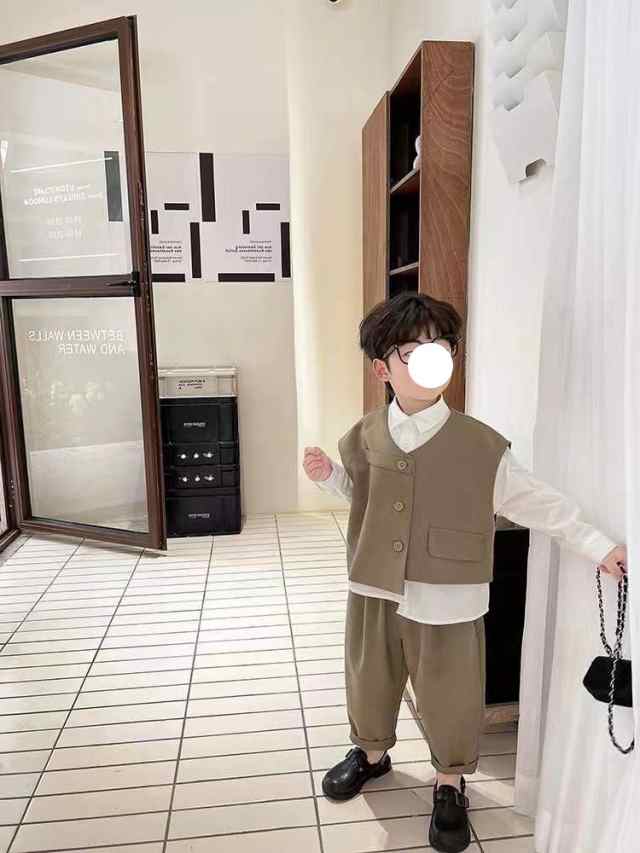 【ベスト付き】お買い得 3点セット 子供服 フォーマルスーツ 男の子 子供スーツ 男の子 キッズ フォーマル キッズスーツ 七五三 男の子 スーツ フォーマルスーツ 男の子 おしゃれ 子供服 男の子 卒業式 入学式 発表会 入園式 結婚式スーツ 80/90/100/110/120/130/140/150cmの通販は