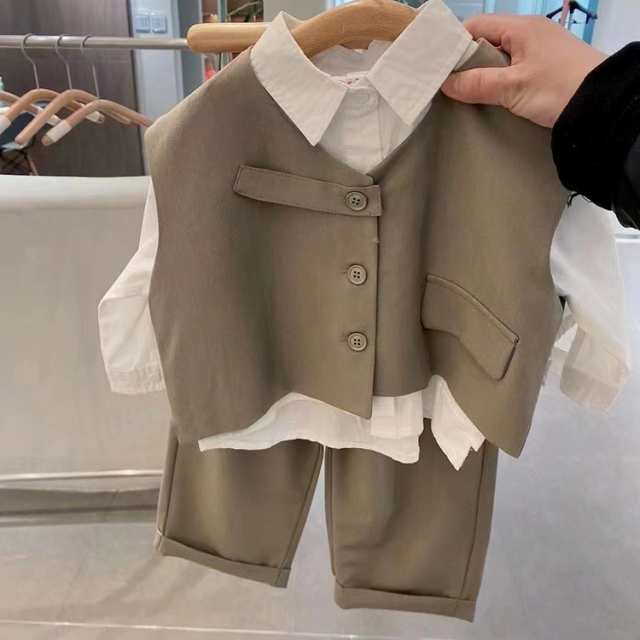 【ベスト付き】お買い得 3点セット 子供服 フォーマルスーツ 男の子 子供スーツ 男の子 キッズ フォーマル キッズスーツ 七五三 男の子 スーツ フォーマルスーツ 男の子 おしゃれ 子供服 男の子 卒業式 入学式 発表会 入園式 結婚式スーツ 80/90/100/110/120/130/140/150cmの通販は