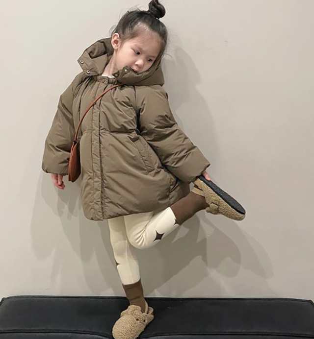 ダウンコート キッズ 女の子 男の子 子供服 冬 ダウンジャケット ロングコート パーカー フード付き トレンチコート ジャケット ジャンパ