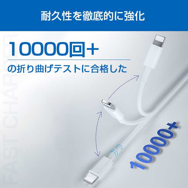 Lightning 充電器 iPhone 14 充電ケーブル 0.25/0.5/1/2m apple認証品