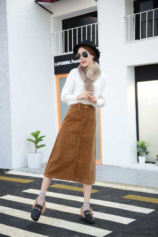 コーデュロイ ロングスカート 大きいサイズ レディース ぽっちゃり ぽっちゃりコーデ 着やせ の通販はau Pay マーケット Fashion Mille