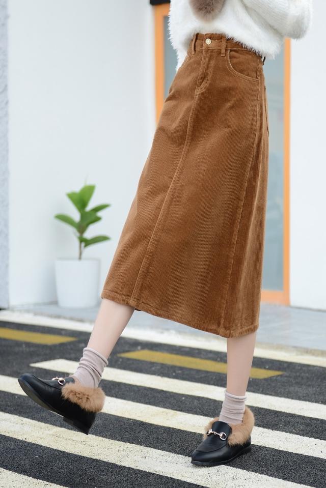 コーデュロイ ロングスカート 大きいサイズ レディース ぽっちゃり ぽっちゃりコーデ 着やせ の通販はau Pay マーケット Fashion Mille