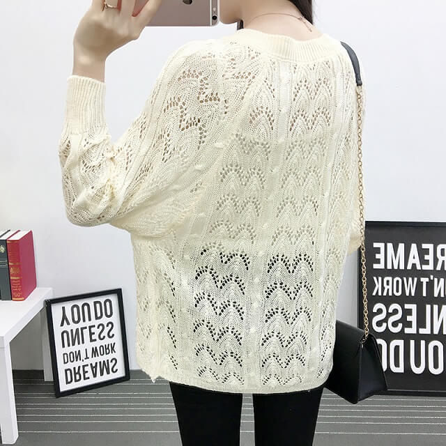 ドルマンカーディガン レディース ニットセーター 夏 冷房対策 秋 長袖 無地 シンプル 定番 薄手の通販はau Pay マーケット Fashion Mille