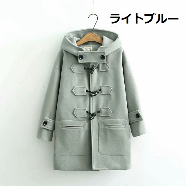 フード付き ダッフルコート レディース 学生 通学 ミディアム コート ダッフル アウター メルトンの通販はau Pay マーケット Fashion Mille