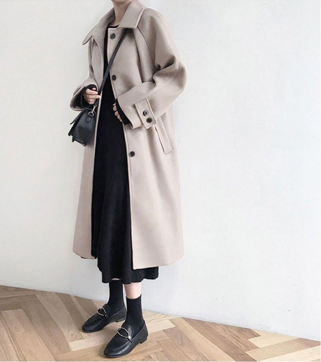 ステンカラーコート レディース ロングコート 冬 ウールコート ロング ステンカラー コート ゆったりの通販はau Pay マーケット Fashion Mille