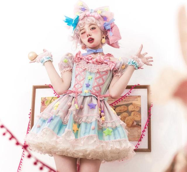 新発 数量限定 Lolita系魔法ピンク ワンピースjskOP日常写真舞台変装 ロリータ トップス 萌え レディース ゴスロリ 吊りスカート ワンピース花嫁洋服 ウ ロリータファッション変装トップス