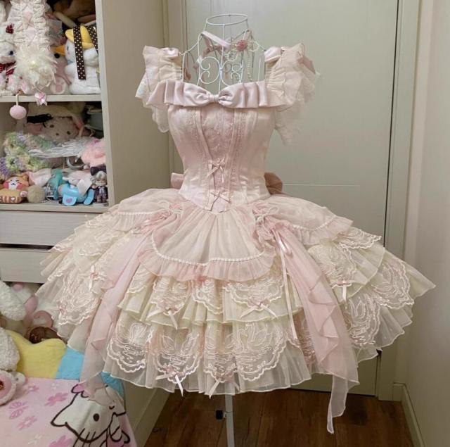 新発 Lolita系 op ワンピースjsk日常写真舞台変装 ロリータ トップス 萌え ゴスロリ ロリータファッション変装トップス 花嫁洋服ハロウィンハロウィーン レディース