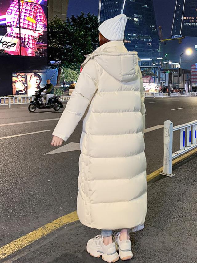 ダウンコート レディース 韓国 ロングコート ダウン ベンチコート