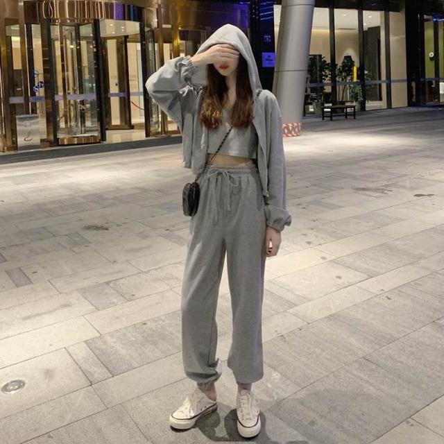 セットアップ 3点セット スウェット トップス ストレートパンツ 