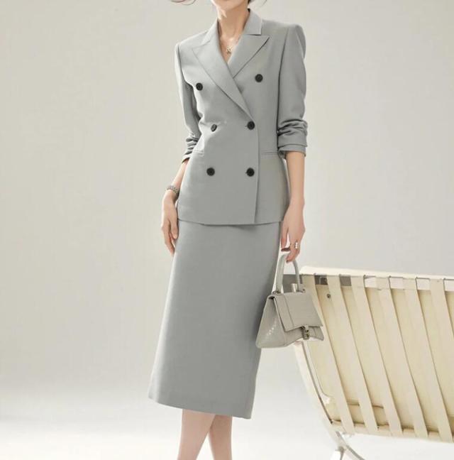 スーツスカートスーツ レディース リクルートスーツ ビジネススーツ 洗える 2点セット スカートスーツ 大きいサイズ フォーマルスーツ オールシーズン