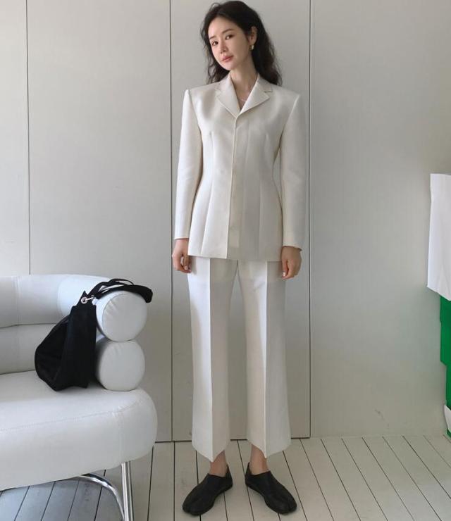 パンツスーツ レディース ママスーツ ビジネススーツリクルートスーツ 洗えるロングジャケット上下セットアップ OL 通勤ストレッチ