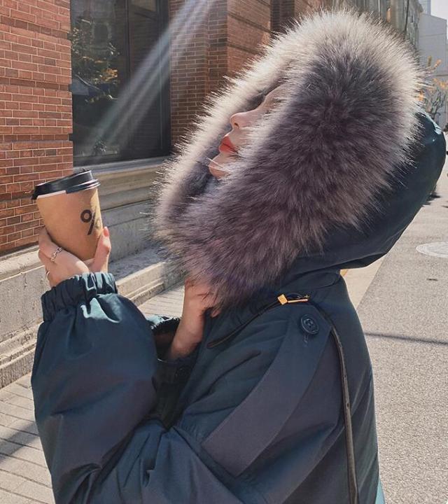 フード付きムートンコート ファーコート ファー付きロングコート