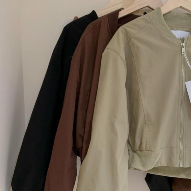 ショート丈 ジャンパー MA-1 春ジャケット 春 ミリタリー ジャケット 