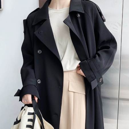 アウター コート ロングコート 上着 ロング丈 袖付き 長袖 襟付き 前開き ダブルボタン ポケット かわいい 大人可愛い きれいめ シンプル 大人 上品 おしゃれ 大人女子 レトロ こな かっこいい