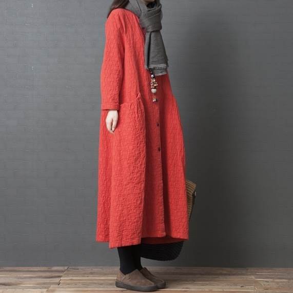 ワンピース シャツワンピース ミモレ丈 袖あり 長袖 ラウンドネック ルーズ Aライン 裾ワイド 前開き 綿 リネン コットン 大人可愛い きれいめ シンプル カジュアル 上品 かっこいい レト 大人