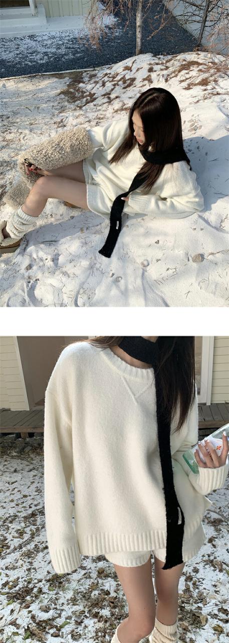 ニット セットアップ ショートパンツ レディース 秋冬 ニット