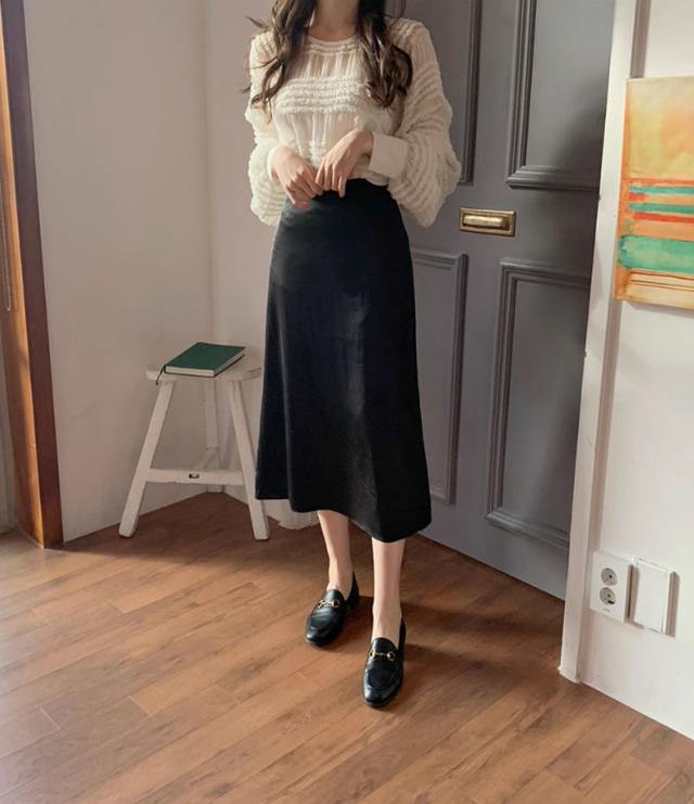 シフォン ブラウス レディース 春 秋 トップス シャーリング ギャザー