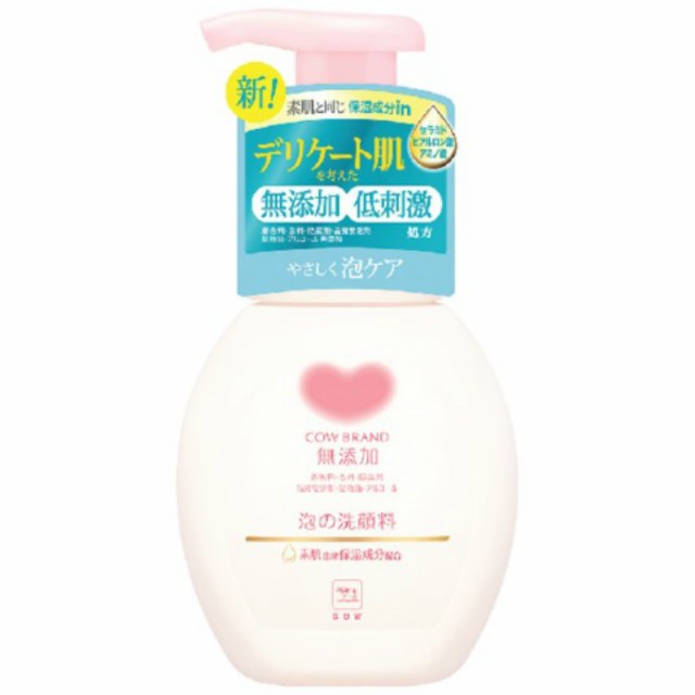 カウブランド無添加泡の洗顔料ポンプ付・160mL × 24点[倉庫区分NO]