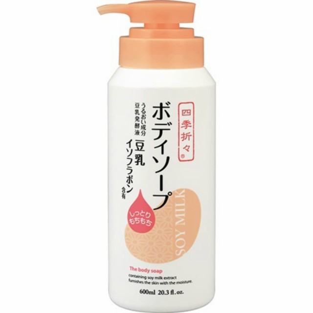 四季折々豆乳ボディソープ600ML × 16点[倉庫区分NO]