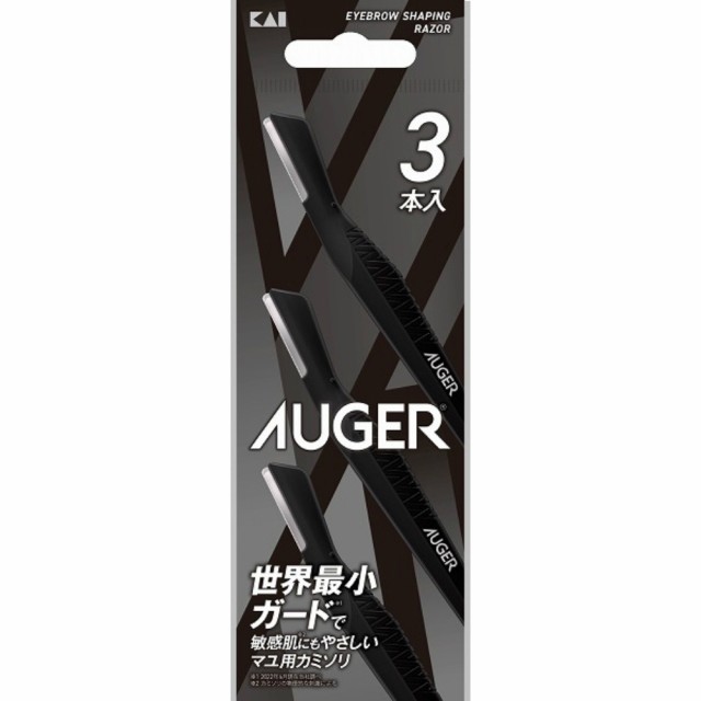 GA0115AUGERアイブローシェイピングレザー3本入 × 200点[倉庫区分NO]