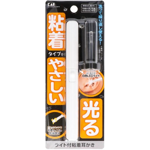KQ0292ライト付粘着耳かき × 200点[倉庫区分NO]の通販は
