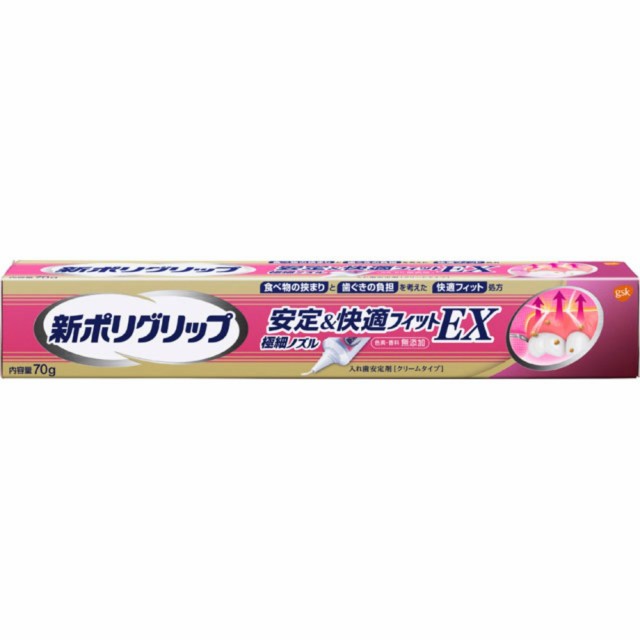 新ポリグリップ安定&快適フィットEX70g × 48点[倉庫区分NO]