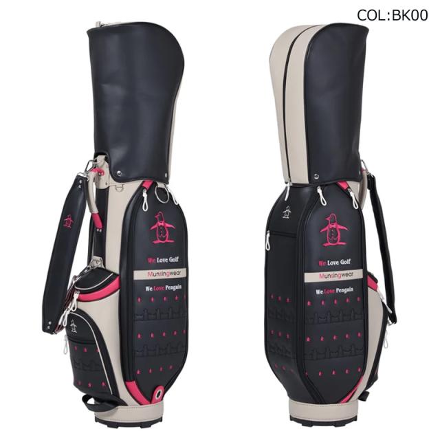 マンシングウェア Munsingwear MG5FCB02L 8.5型(3.1kg) 46インチ対応 キャディバッグ カート型 ゴルフバッグ