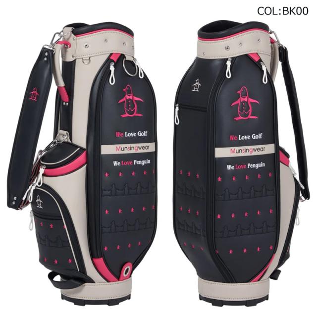 マンシングウェア Munsingwear MG5FCB02L 8.5型(3.1kg) 46インチ対応 キャディバッグ カート型 ゴルフバッグ