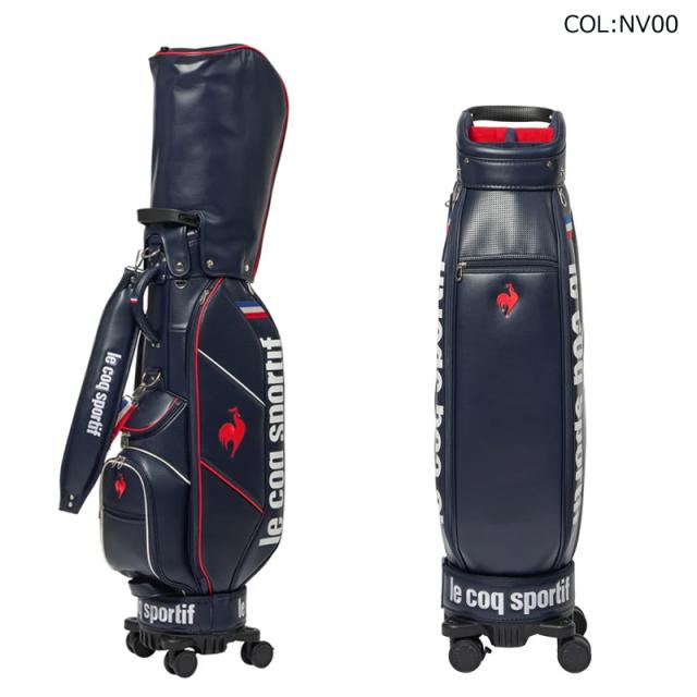 ルコック ゴルフ(le coq sportif GOLF) LG5FCB00U 8.5型(4.6kg) 47インチ対応 取り外し可能キャスター付き キャディバッグ ゴルフバッグ