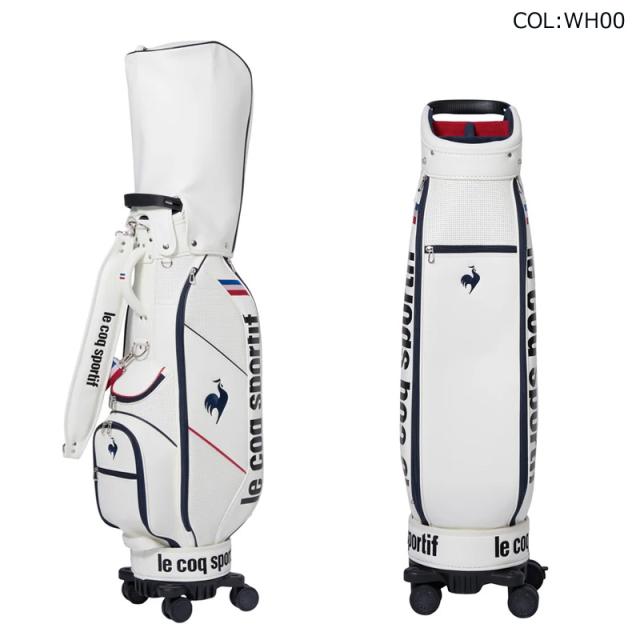 ルコック ゴルフ(le coq sportif GOLF) LG5FCB00U 8.5型(4.6kg) 47インチ対応 取り外し可能キャスター付き キャディバッグ ゴルフバッグ