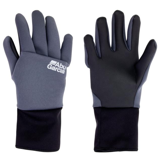 アブガルシア ロングカフス フルフィンガー ネオプレングローブ グレー (フィッシンググローブ 防寒手袋 釣り)の通販は